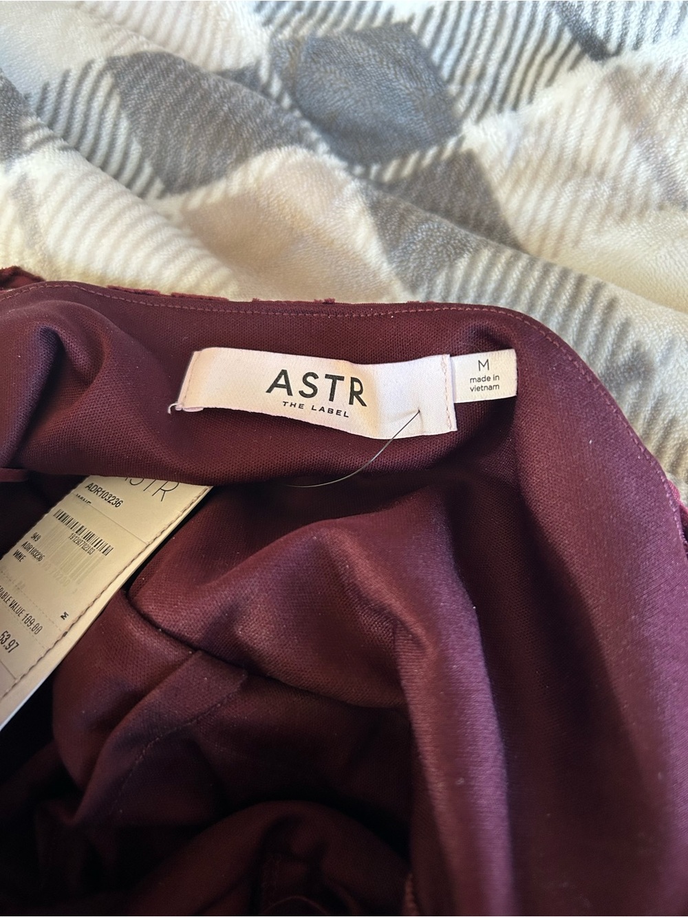 Burgundy Dress - Picture 4 of 5